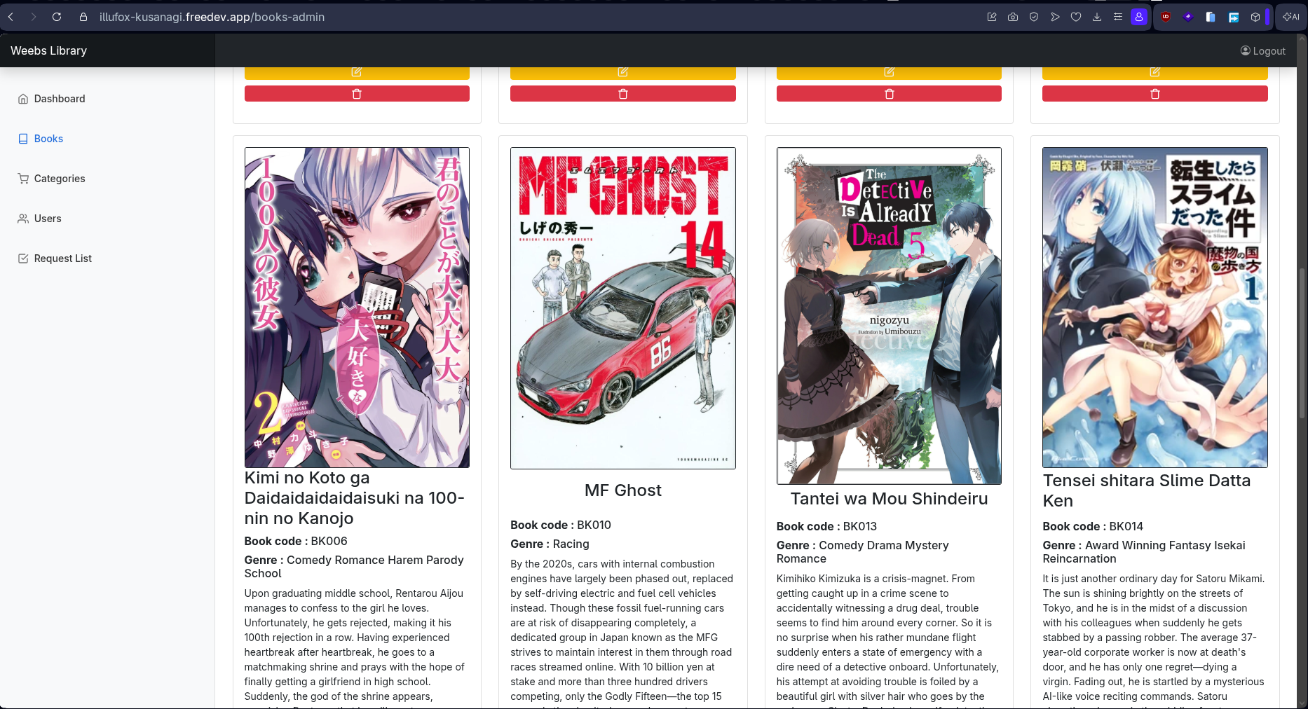 MY LIBRARY